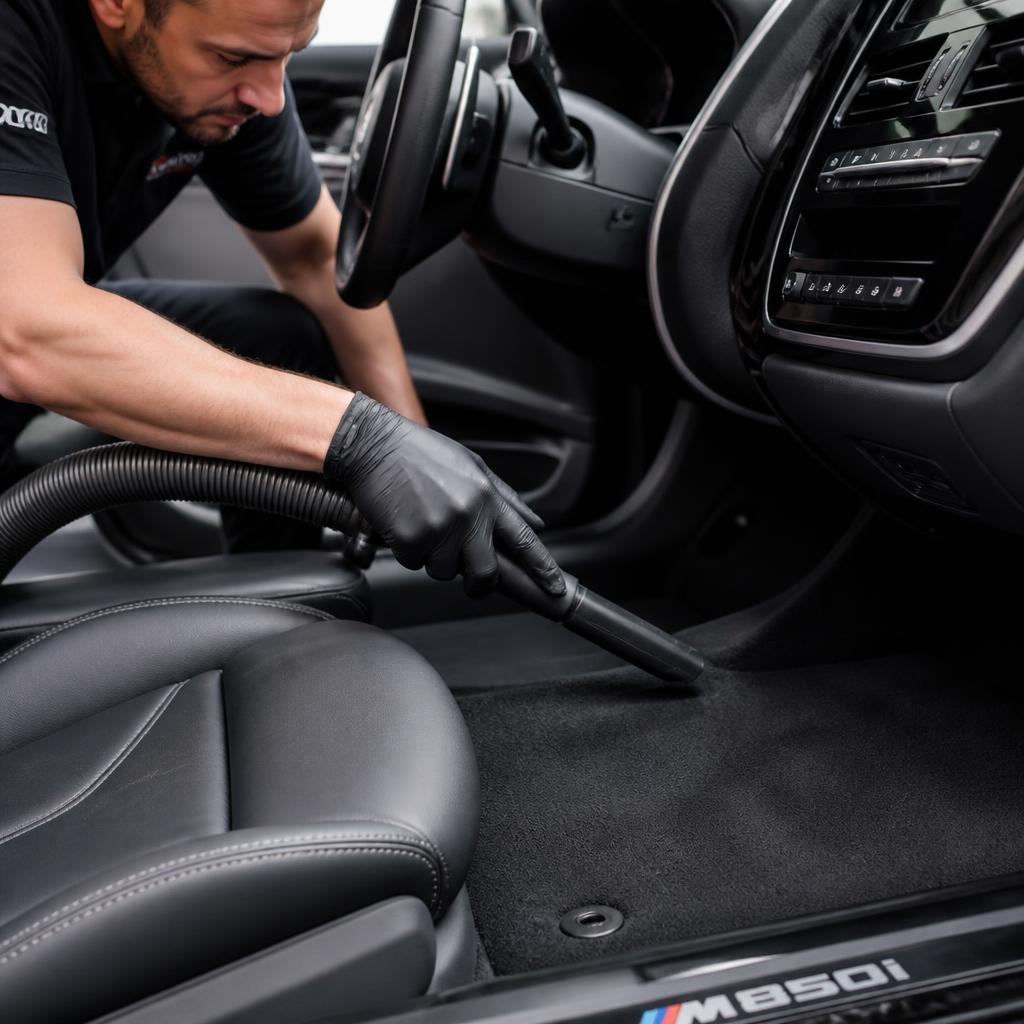 Vacuuming interior